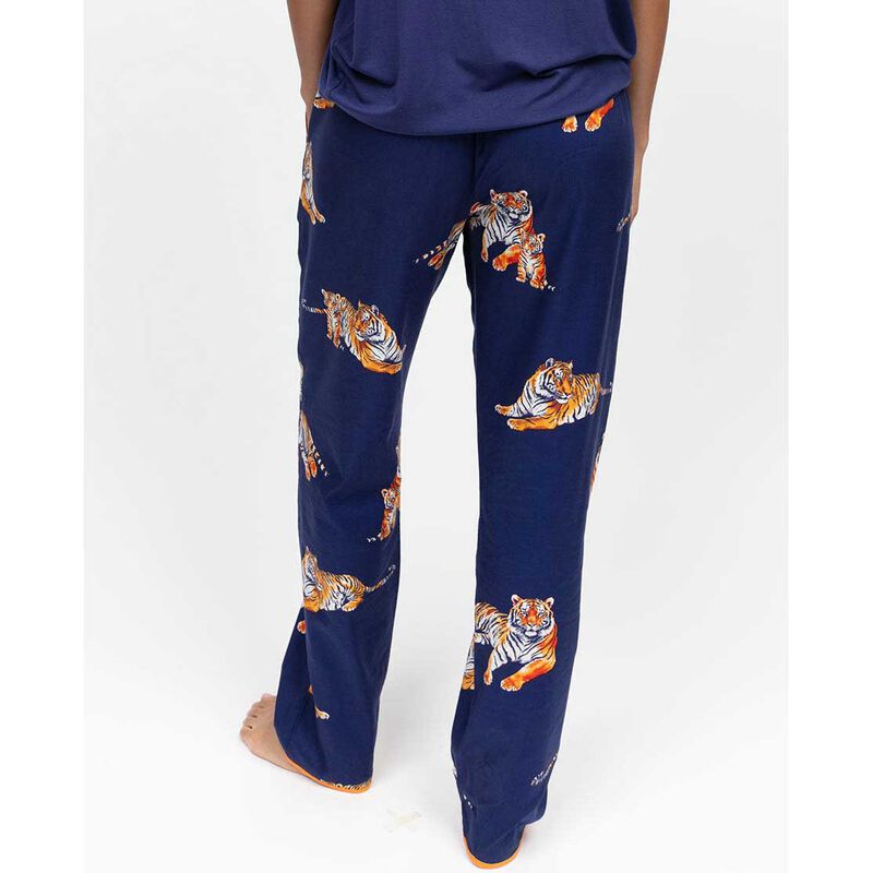 Cyberjammies Indigo Navy Tiger Print Pyjama Bottoms image number 1